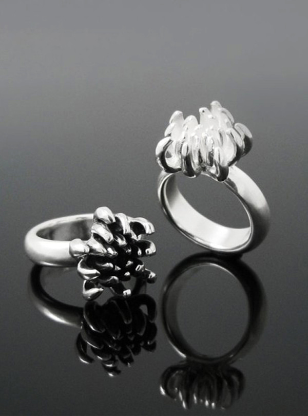 Scent of Mum silver ring